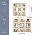 thumbnail image 2 of Yayeee Toggle Light Switch Wall Plate 2-Gang 4.56"x4.48" Decorative Outlet Cover, Various Toasts, 2 of 7