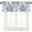 Hydrangeazag2415, variant on Valance Curtain for Kitchen, Burnt Orange and Grey Modern Art Artwork Fall Window Valance for Living Room Scroll,Rod Pocket Valances for Bedroom Decor,Window Treatment Valance 1 Panel 18" x 54"