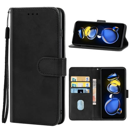 For Xiaomi Redmi Note 11T Pro+ Leather Phone Case