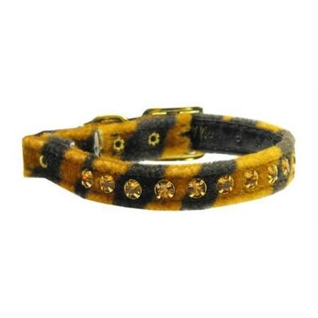 Mirage Pet Products 78-08 12BlV Velvet Breakaway Cat Collar Blue 12