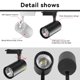 thumbnail image 4 of Luz de pista LED COB, iluminación de techo, sistema de riel, 10/20/30W, 220V, adecuado para tiendas de ropa, salas de estar y cocinas, 4 of 4