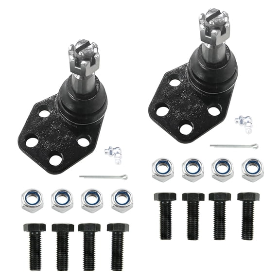 Detroit Axle - RWD Front 2pc Ball Joints for 2000-2001 Dodge Ram 1500, 2 Lower Ball Joints Pair Replacement