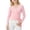 Pink, variant on Ticikt Kids Girl's Tie Wrap Top Long Sleeve V Neck Crop Tops Shirt Slim Fit Dance Fairy Yoga Workout Blouse For,Pink