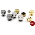 thumbnail image 5 of 6 pcs 11mm Round Screw Back Studs Cone Spike Rivets Handbag Purse Feet Leathercraft Decorations VT106 (Brushed Brass), 5 of 6