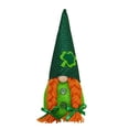 thumbnail image 4 of ZMYFlora St. Patrick's Day Green Faceless Doll Decorations Set of 2, Irish Cute Plush Dolls for Holiday Party, Home Decor,and St. Patrick's Themed Tray Decorations,Green, 4 of 8