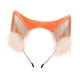 thumbnail image 1 of Disfraz de aro para el pelo jinwen con orejas Naranja, 1 of 8