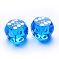 thumbnail image 2 of Bescon Dice Professional Precision Dice Round Corner 9/16" (14.3mm) with Random Serial Number,Precision Cut Dice 14.3MM 2pcs Set Solid Black, 2 of 6