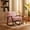 Pink, variant on Peispie Mid Century Modern Rocking Chair, Upholstered Accent Chair with Solid Wood Frame, High Back Reading Armchair for Living Room Bedroom Nursery, Green