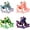 4pcs B1, variant on 3D Printed Magnetic Frog, Realistic Movable Frog Magnet Toy, Articulated 3D Magnetic Frog Model, Cute Jumping MagneticFrog Decoration for Fridge, Locker, Car, and Metal Surfaces (4PCS B, 5In)