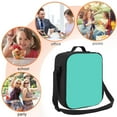 thumbnail image 5 of Naloa Teal Turquoise Lunch box Lunch bag for men women Large capacity Lunchbox Insulated Lunch bag Lunch box cooler, 5 of 7