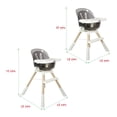 thumbnail image 2 of Silla Alta Baby Bliss 360 MIMA Giratoria de Madera con Cinturon de 5 Puntos Y Bandeja Retractil, 2 of 7