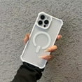 thumbnail image 6 of Allytechgroup Shockproof Slim Lightweight Wireless Charging Support Cell Phone Case for Apple iPhone 14 Plus, Brown, 6 of 7