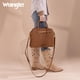 thumbnail image 3 of Bolso Montana West Wrangler WG201-8012BR de cuero vegano marrón, 3 of 6