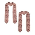 thumbnail image 2 of Daiia Retro Bow Pattern Graduation Shawl Stole – Satin Graduation Stole Academic Stole Non-Slip Design-Sharp Corner, 2 of 7