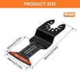 thumbnail image 4 of 50Pcs Oscillating Saw Blades High Carbon Steel 44MM Arc Edge Multitool Blades Sharp Wear Resistant Oscillating Blades Fast Cutting Saw Blades for Cutting Wood Plastic Metal, 4 of 10