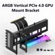 thumbnail image 4 of Universal Vertical GPU Holder PCIe 4.0 X16 Kit Riser ATX Case Black, 4 of 5