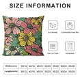 thumbnail image 5 of Creowell Modern Pillow Cover Summer Decor Pillows Colorful Floral Leaf Seamless Sofa Pillow Case Home Sofa Decor Pillowcase Summer Pillow Covers, 5 of 5