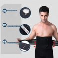 thumbnail image 4 of Minnieouse Mujeres recortador Abdomen cinturón transpirable cintura soporte ajustable Protector corsé deportes Fitness culturismo guardia Protección de la piel Negro/L, 4 of 6