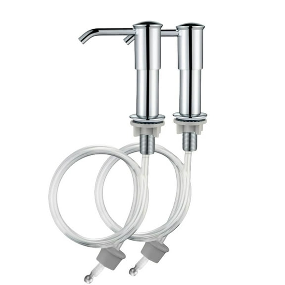 2pc Kitchen Soap Dispenser Pump Set with Extended Tube for Easy Use