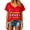 08_Spain, variant on 2026 Soccer Game Day Women V Neck Soccer Top Spain National Team Fan Apparel Casual Short Sleeve Match Outfit Shirt