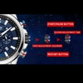 thumbnail image 3 of Reloj de cuarzo MEGIR 2156 para hombre, reloj de pulsera multifuncional para negocios, resistente a 3 ATM, 3 of 8