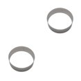 thumbnail image 1 of Matsuzay Mousse Ring Cake Mold Acero inoxidable Autoensamblaje Multi Tamaño Fondant Cookie Cupcake Ensalada Postre Die Tools 6 pulgadas (1.2 mm) 2Conjunto, 1 of 6
