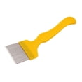 thumbnail image 1 of Advancent Tenedor para destapar abejas, rascador de miel, construcción de Metal moldeado resistente, herramienta Beekeep, panales, colmenas Jardín y Patio Amarillo Advancent HA077100-01, 1 of 6