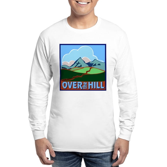 CafePress - Over The Hill 5 Long Sleeve T Shirt - Unisex Cotton Long Sleeve T-Shirt