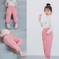 thumbnail image 4 of CSCHome 3-12Y Toddler Boys down Snow Pants Kids Girls Windproof Lightweight Elastic Waist Trousers Winter Warm down Pants, 4 of 8