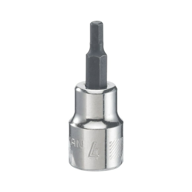 Conector métrico Hex Bit, conector de 3/8 pulgadas, 4 mm, CRAFTSMAN