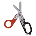 thumbnail image 2 of Foldable Shear, Latching Function Emergency Shear Portable Stainless Steel Multifunctional with  Cutter for Outdoor Survival Black Orange,Blue,Orange,Sand Color,Green,Red,Black, 2 of 8