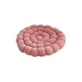 thumbnail image 2 of DAMAI 15.7 Inch Small Mantou Cushion,Round Flower Weaving Floor Cushions,Flat Hand-Made Round Shaped Cushion Mat Home Decor,Fuzzy Meditation Pillows Flower Shaped Throw Floor Pillows(Pink), 2 of 7