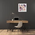 thumbnail image 3 of Nan 20x20 White Modern Wood Framed Museum Art Print Titled - Soft Romance, 3 of 4