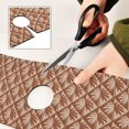 thumbnail image 6 of Yayeee Faucet Mat for Kitchen Sink 14.7" Diatomite Long Splash Guard Pad, Brown Palm Tree Pattern, 6 of 7