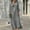 01 Gray, variant on Women's Wear to Work Dresses, Women's Fashion Half Sleeve Solid Button Linen Loose Shirt Long Dress