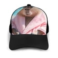 thumbnail image 3 of Naloa Island Vacation Guinea Pig Adult adjustable Print Baseball Hat, Patchwork curved brim baseball capfor Men and Women, One Size, 3 of 5