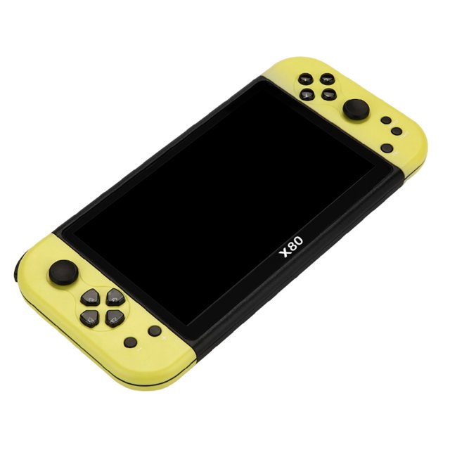DQrwqpou Consola Juegos Bolsillo Con Pantalla TFT 7 Pulgadas Y Carga USB para Y Niñas (amarillo)