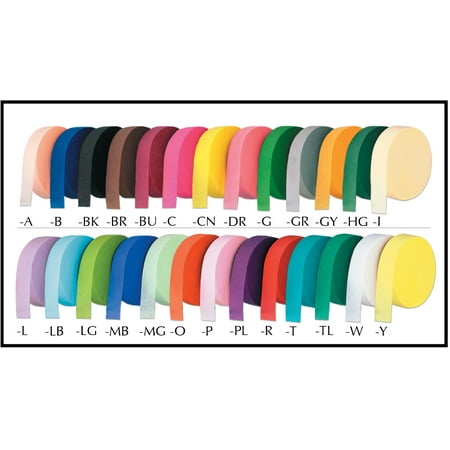 Beistle 55360-GY FR Jumbo Crepe Streamer, 500-Feet