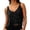 Black, variant on Casual Knit Sleeveless Tank Top for with Hollow Out Design Lightweight Knit Vest for Summer Wear Relaxed Fit Breathable Sleeveless Knitwear Athletic Crop All Lace Tops for Women Shirt Back Support