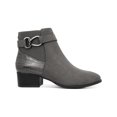 thumbnail image 3 of Karen Scott Womens Nadine Block Heel Leather Ankle Boots, 3 of 3