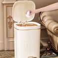 thumbnail image 4 of HannLk Foot Pedal 8/10/15L Trash Can Kitchen Household Foot-operated Storage Basket, 4 of 20