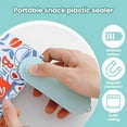 thumbnail image 2 of Mini Bag Sealer,2024 New Upgraded 4 In 1 Bag Sealer Heat Seal,USB Rechargeable Chip Bag Sealer with Cutter,Portable Heat Sealer Machine for Chip Bags,Plastic Bags,Snacks,Food Storage (Green) Green, 2 of 5