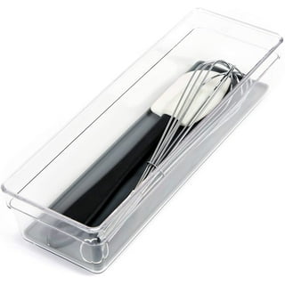 NUNEZRO Cutlery Storage Box - Silverware Flatware Sterling Silver Organizer Box with Adjustable Dividers and Removable Lid - Complete with Microfiber