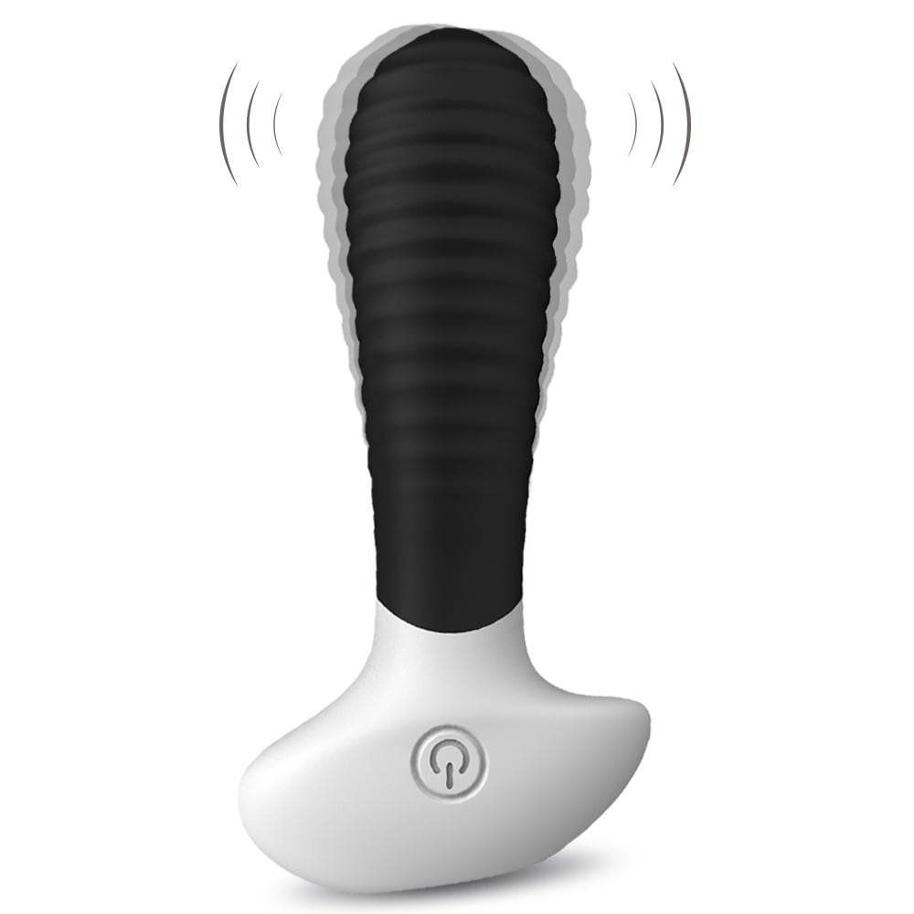 Wonderland Wigs Anal Plug Toy Vibrator Thrusting Prostate Massager with 9 Vibrations for Male