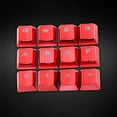 thumbnail image 5 of KEINXS 12Pcs/Set PET Electroplating Gaming Keyboard Key Caps Replacement Button Set, 5 of 8