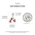 thumbnail image 3 of MULA Women's Charm for Bracelet 925 Sterling Silver Charms Fitness Equipment Bead Gifts for Her, 3 of 5
