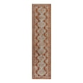 thumbnail image 3 of Unique Loom Charlotte Collection Area Rug - Quail (3' 1" x 13' 1" Runner Terracotta/Light Blue), 3 of 7