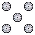 thumbnail image 1 of Wosthever 9.84'' Round Hygrometer Meter Outdoor Temperature Gauge Humidity Type2 NO2, 1 of 1