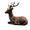 Image colourB, variant on Sitting Deer Figurinechristmas Decorations Resin Laying Elk Reindeer Statue Table Desk Ornament Home Resin Buck  Decor Gift Table Top
