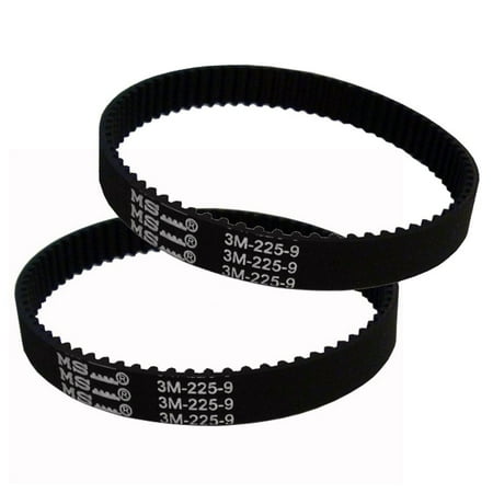 2-Pack Geared Drive Vacuum Belt Designed to Fit Dyson DC17 Vacuum Cleaner 10mm Replaces OEM#